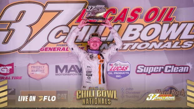 Cannon McIntosh Monday at Chili Bowl 2023